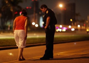 Standard Field Sobriety Tests at DUI Checkpoints walk a straight line