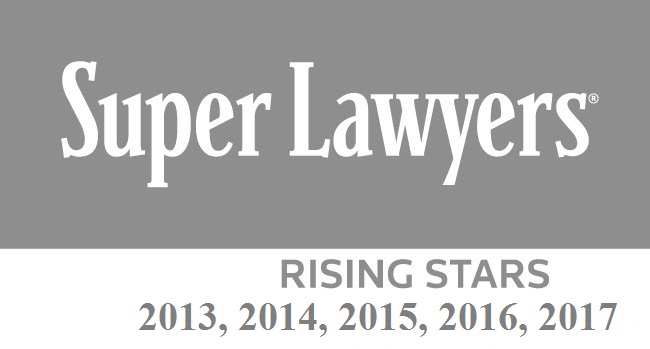 Super Lawyers: Rising Stars 2013, 2014, 2015, 2016, 2017